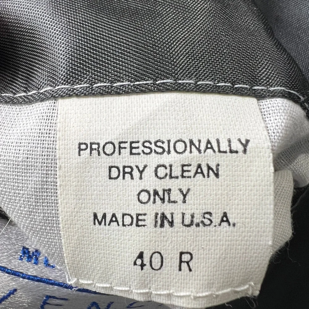 Vtg. Givenchy Monsieur Men's Houndstooth Blazer 40R‎ Wool Sport Coat Vintage USA - Picture 4 of 12